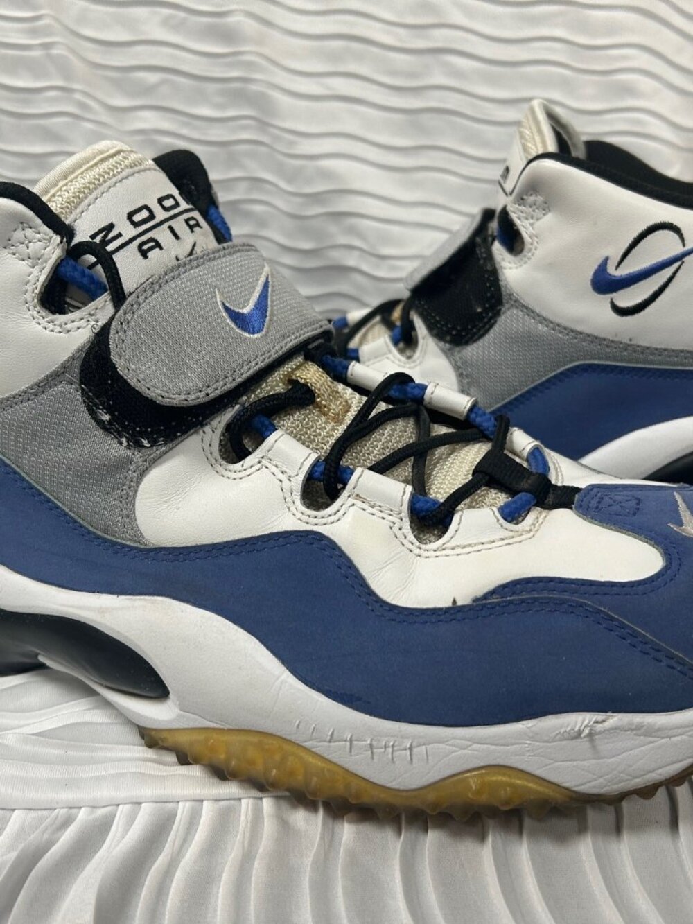 Nike Zoom Turf Training White Size -13 (used but not used up)